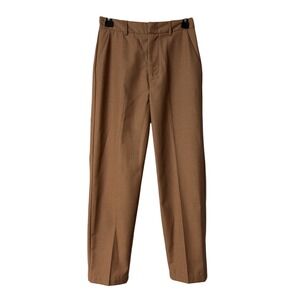 NWT Commense Womens Light Brown Cropped Dress Pants Slacks Trousers Size XS